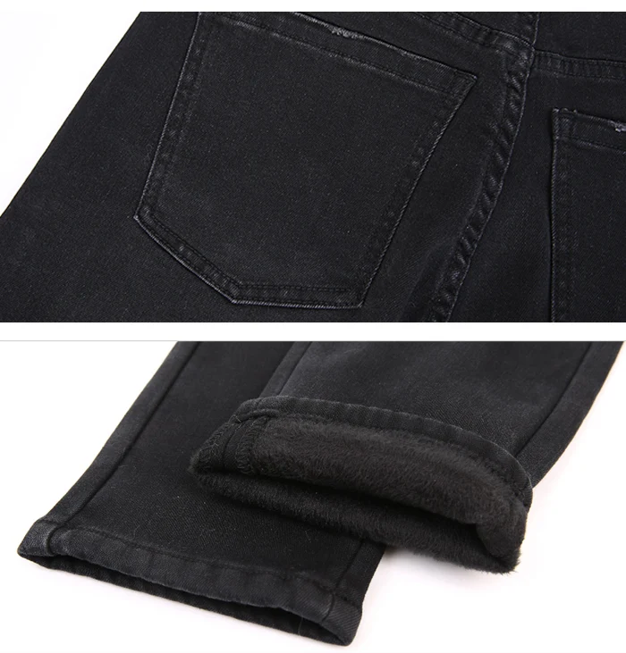 LEIJIJEANS, Новинка осени, повседневный стиль, Классические черные джинсы размера плюс, высокая талия, полная длина, хлопковые Свободные Женские джинсы-шаровары, 7356(R