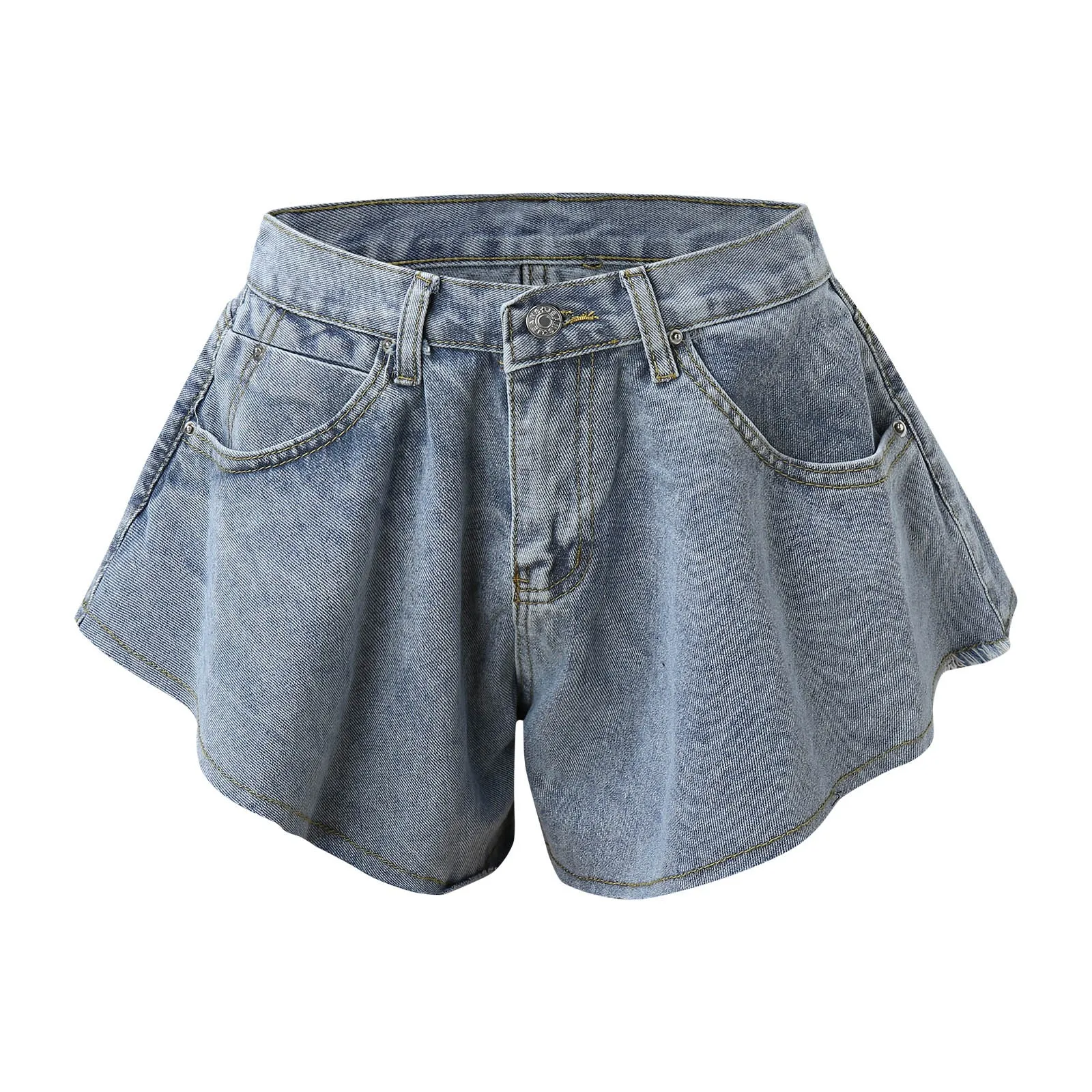 Повседневные Летние крутые женские джинсовые шорты модные пикантные с высокой