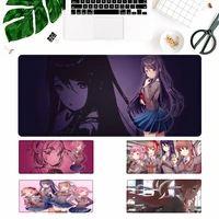 pattern doki doki literature club gaming mouse pad gamer keyboard maus pad desk mouse mat game accessories for overwatch