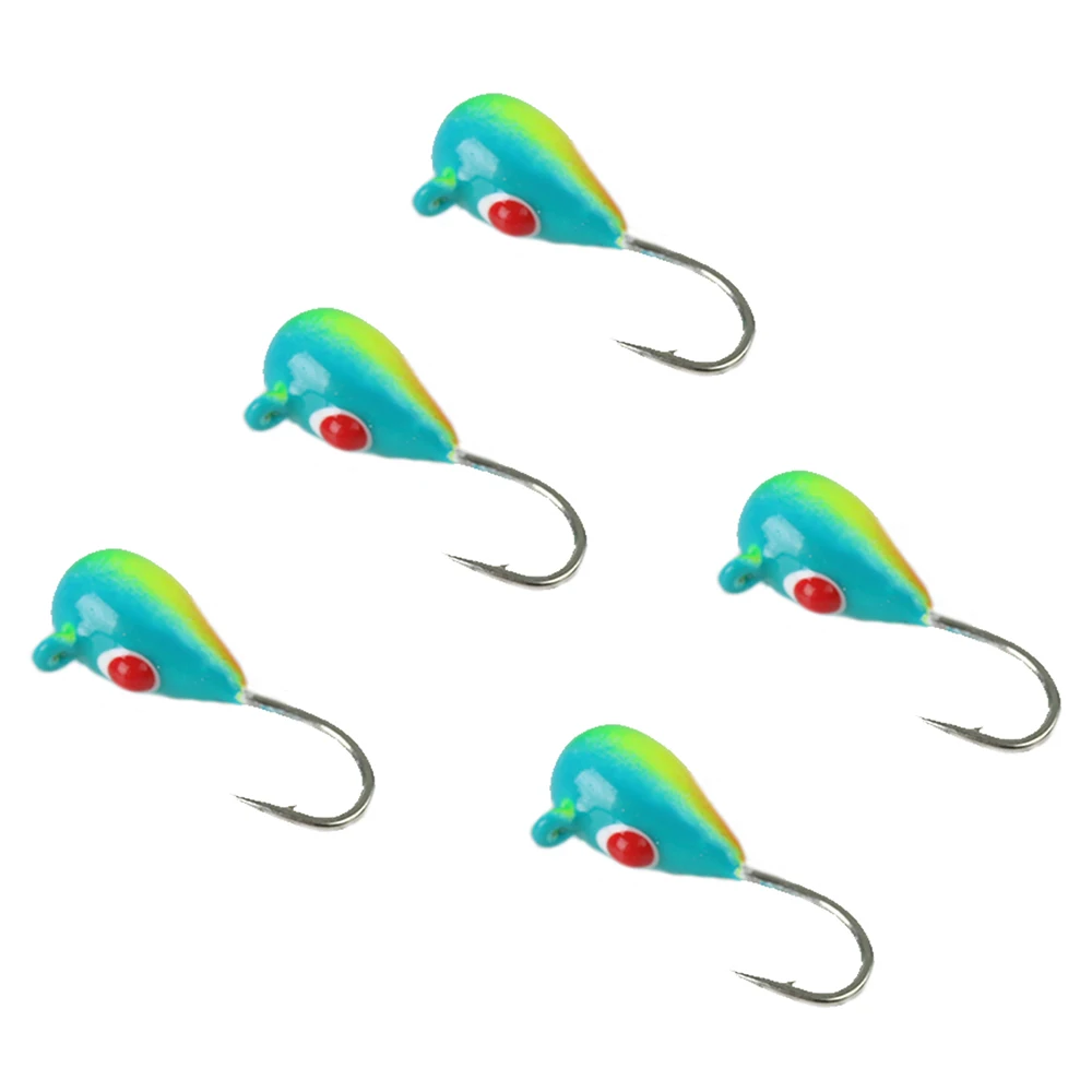 5pc painting eyes Maximumcatch 16#14#12# вольфрамовый джиг для подледной рыбалки, 0,42 г-1,90 г, приманка для подледной рыбалки, 11 мм-17 мм, японский крючок, зимние приманки для рыбалки - Цвет: 5pc painting eyes
