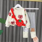 Костюм детский из рубашки и шортов, в горошек, в Корейском стиле