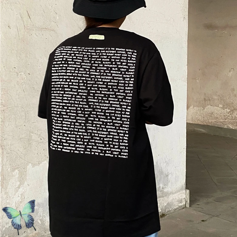 

Ader Error T Shirt Handwriting Letter Casual Tee Men Women Ader Error T-shirt Casual Home