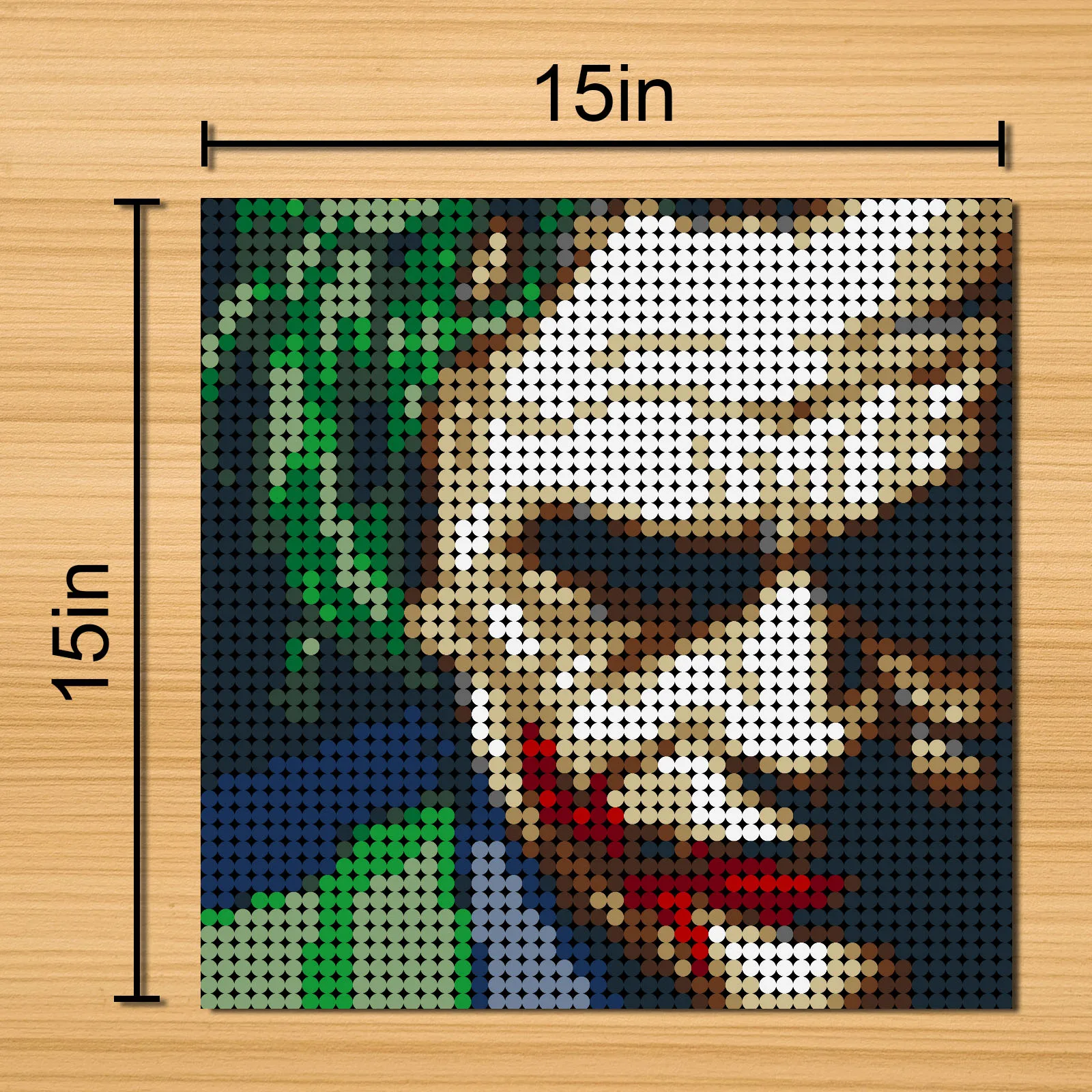 MOC Pixel художественные кирпичи строительные блоки из известного фильма воин