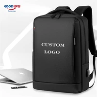 2022 New Office Business Fashion Backpack Men 15 6  Laptop Waterproof Bagpack Teens Shoulders Bag Customizable Logo Sacs Dos