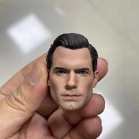 in stock 16 super hero henry cavill head sculpt pvc male soldier head carving fit 12 action figure body dolls