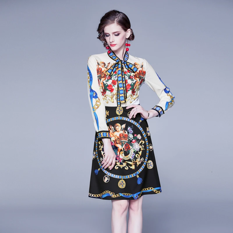 2019 модное дизайнерское платье для подиума с кружевным воротником и бантом черно