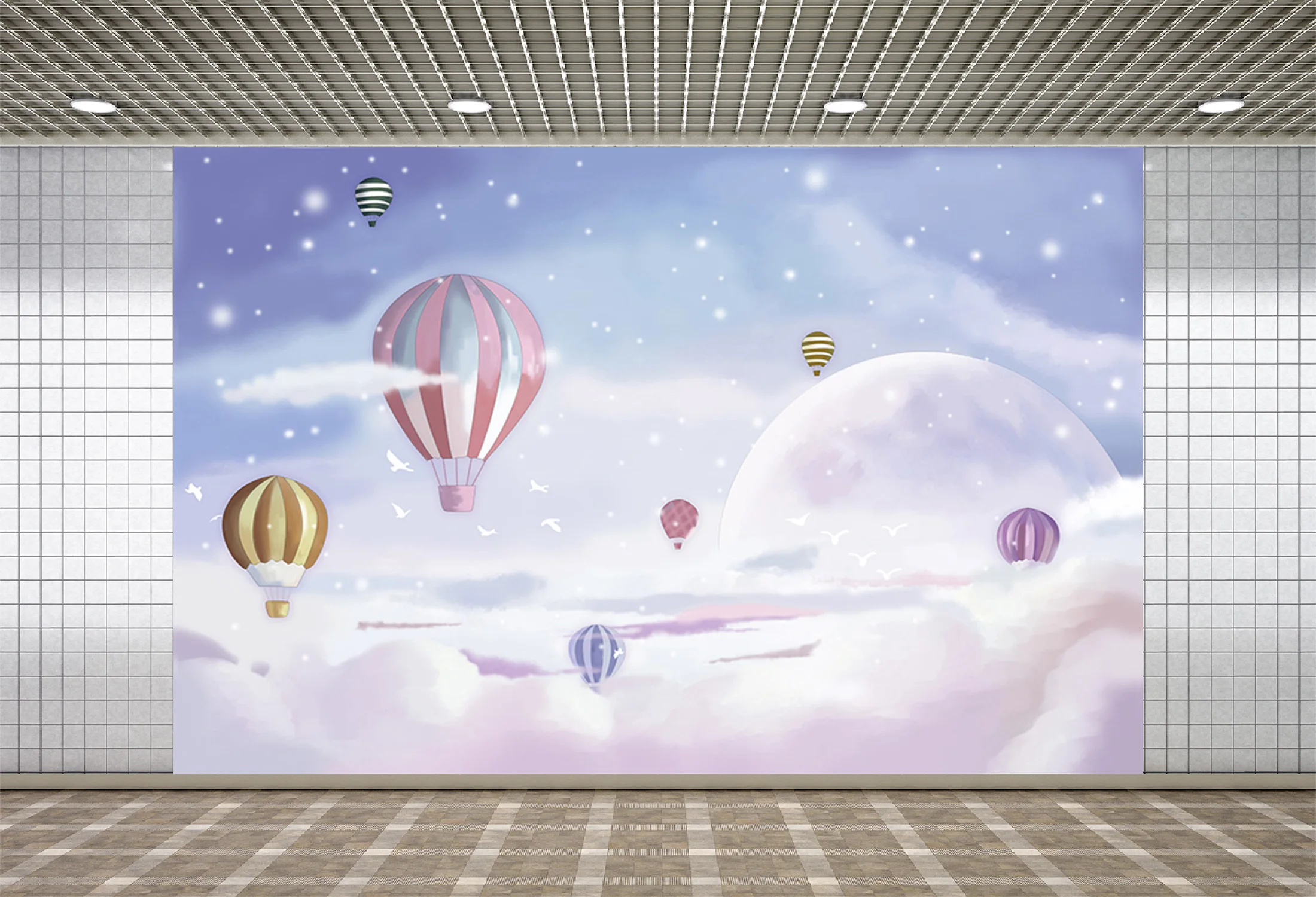 

Lyavshi небо розовый горячий воздух детского дня рождения облака на день рождения портретной съемки Декор фотосессия фотостудия Phtography фон