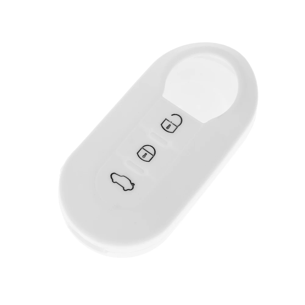 3 кнопки силиконовый для ключа автомобиля чехол Fiat 500 Panda Punto Bravo флип складной