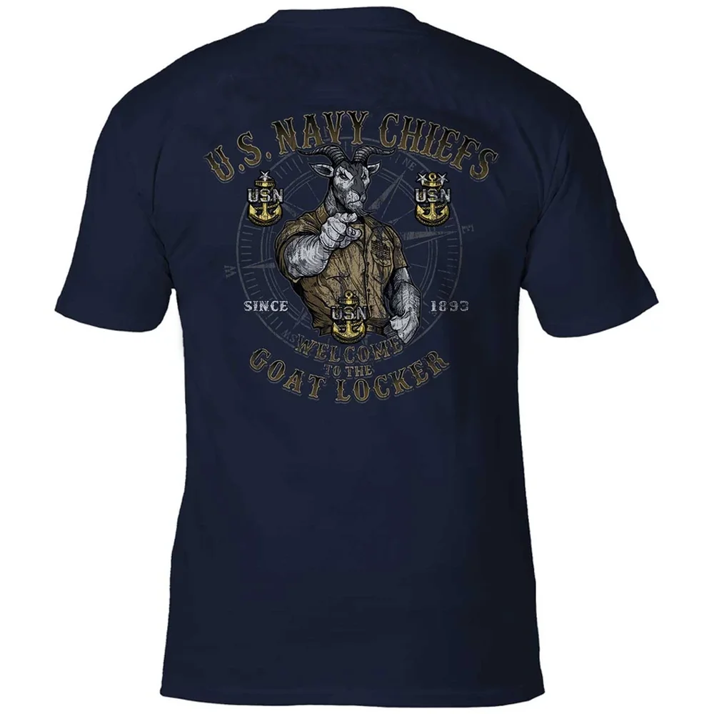 

US-Navy Chiefs Goat Men's T Shirt