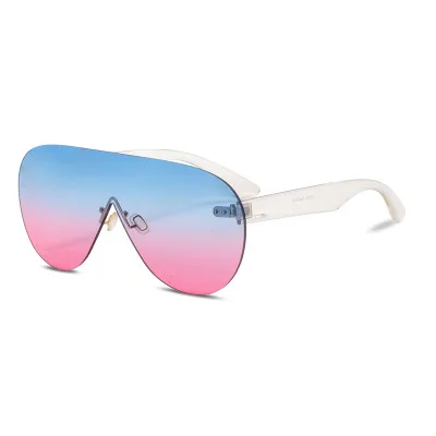 

2021 new big frame sunglasses European and American conjoined ocean fashion women's sunglasses