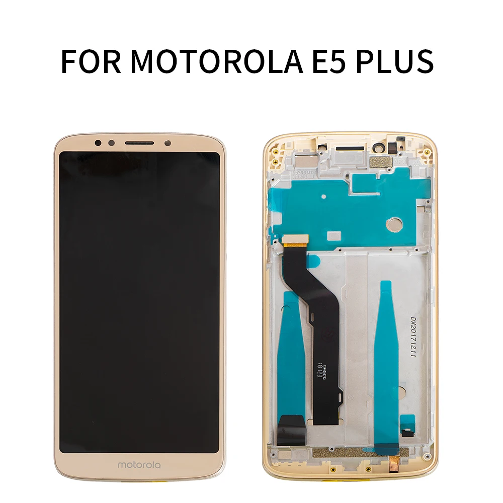 Оригинальный ЖК-дисплей для Motorola Moto E5 Plus xt54 сенсорный экран дигитайзер с рамкой
