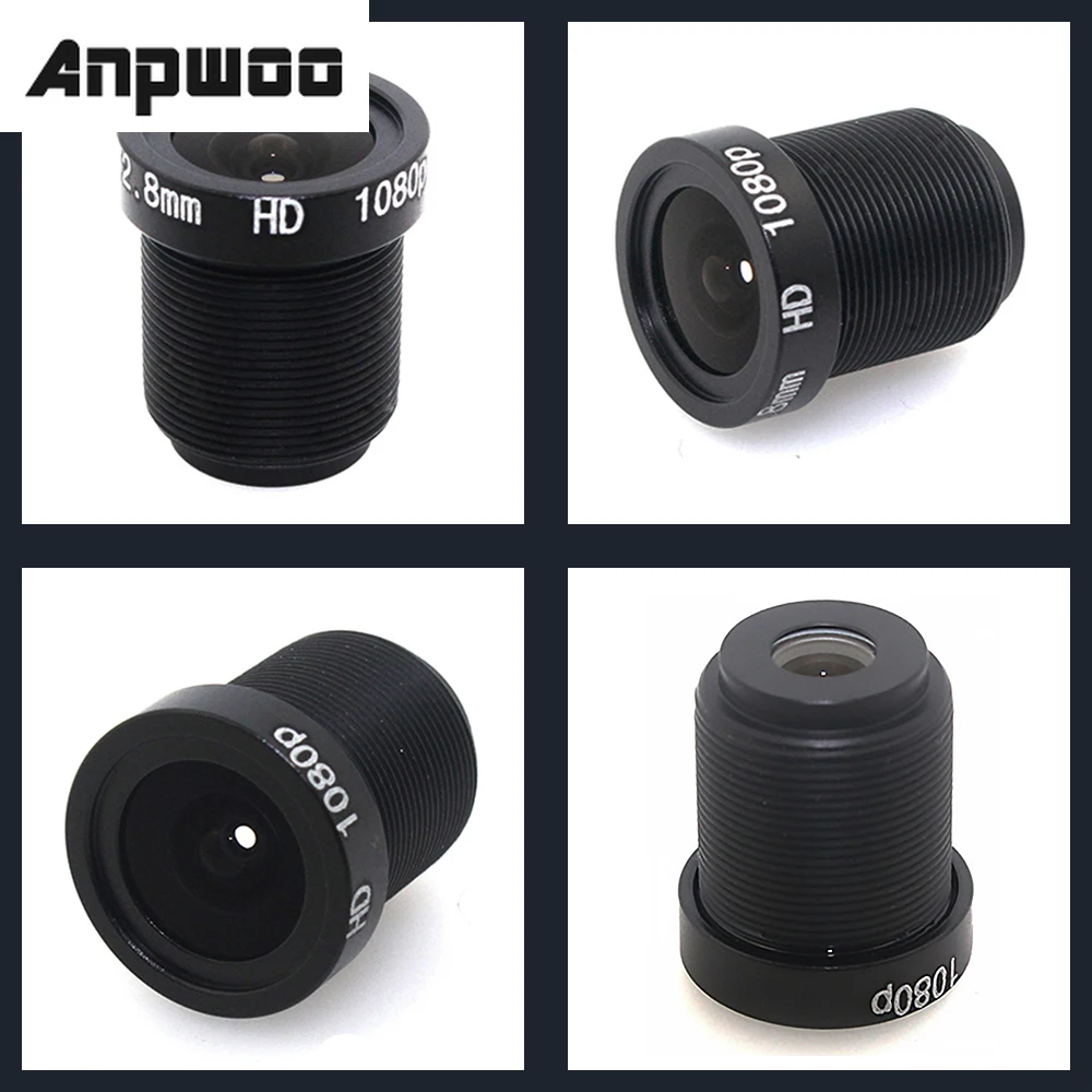 

ANPWOO 1080P 2.8/3.6/6mm CCTV LENS Security Camera Lens M12 2MP Aperture F1.8, 1/2.5" Image Format Surveillance Camera Lens HD