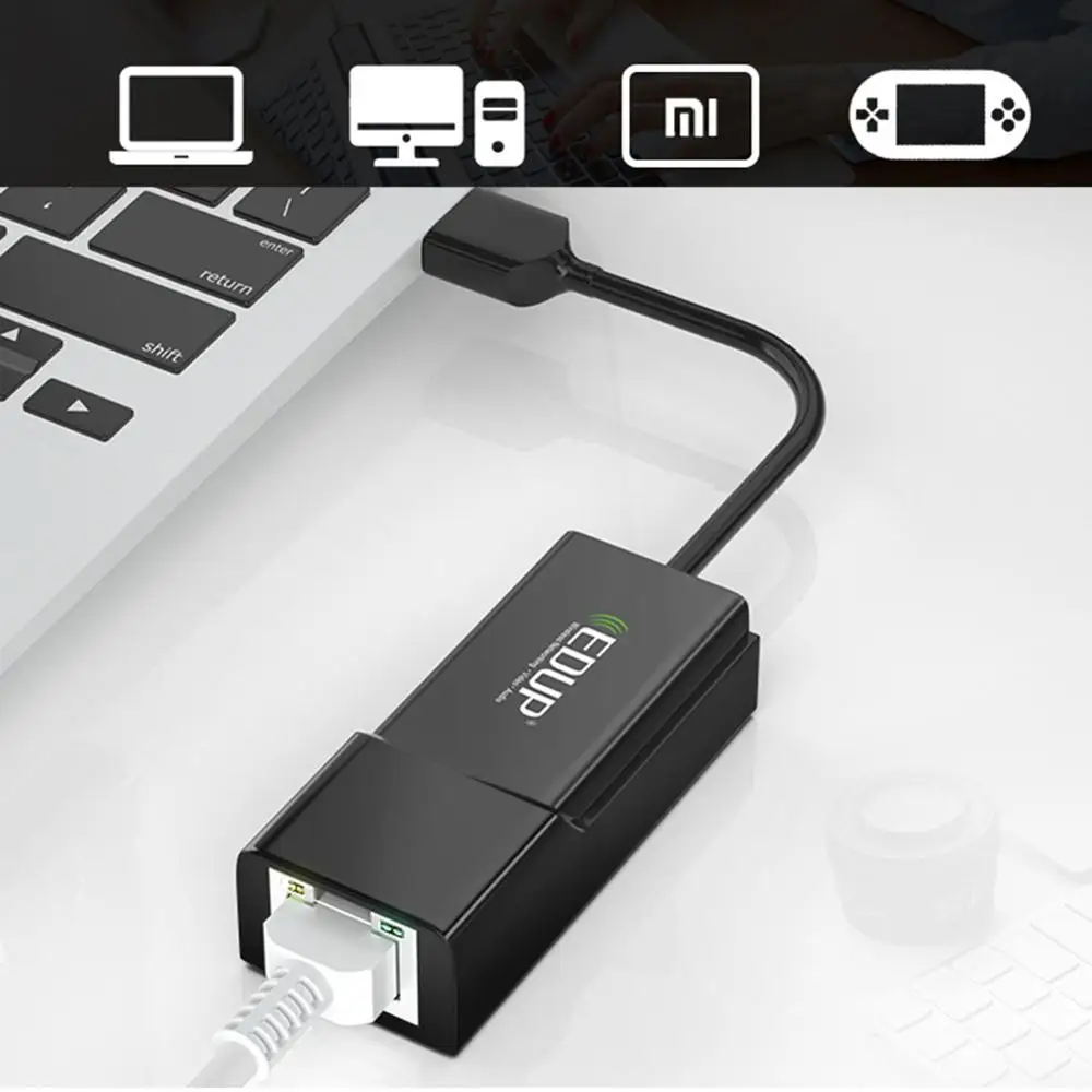 USB Gigabit Ethernet Adapter 10/100/1000Mbps 3.0 Lan Wired Network Card Rj45 Port Splitter Win/Mac for Computer |