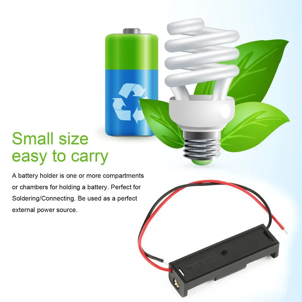 Новый чехол для хранения аккумуляторов AA пластиковый держатель коробки с 6