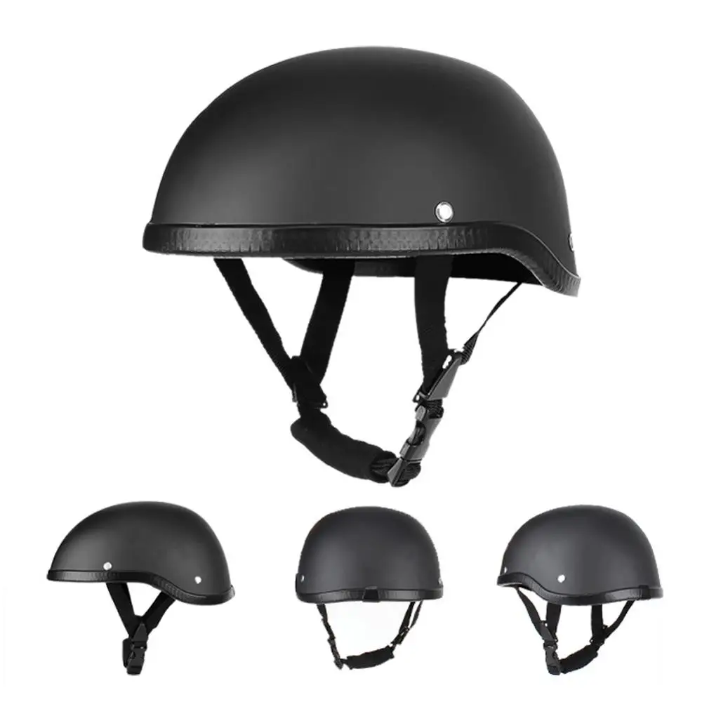 

Мотоциклетный шлем на пол лица для мужчин и женщин, винтажный немецкий ретро-шлем для скутера, защитное снаряжение для головы, мотоциклетны...