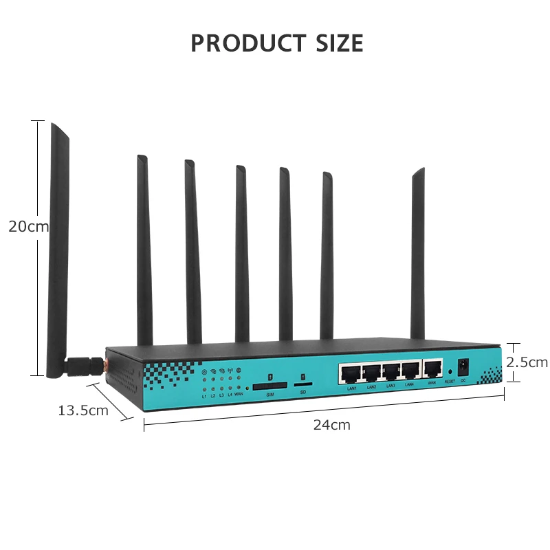 huasifei 5g router dual band gigabit router wireless wifi 1200mpbs 4g industrial router 256mb m 2 port sim slot wg1608 free global shipping