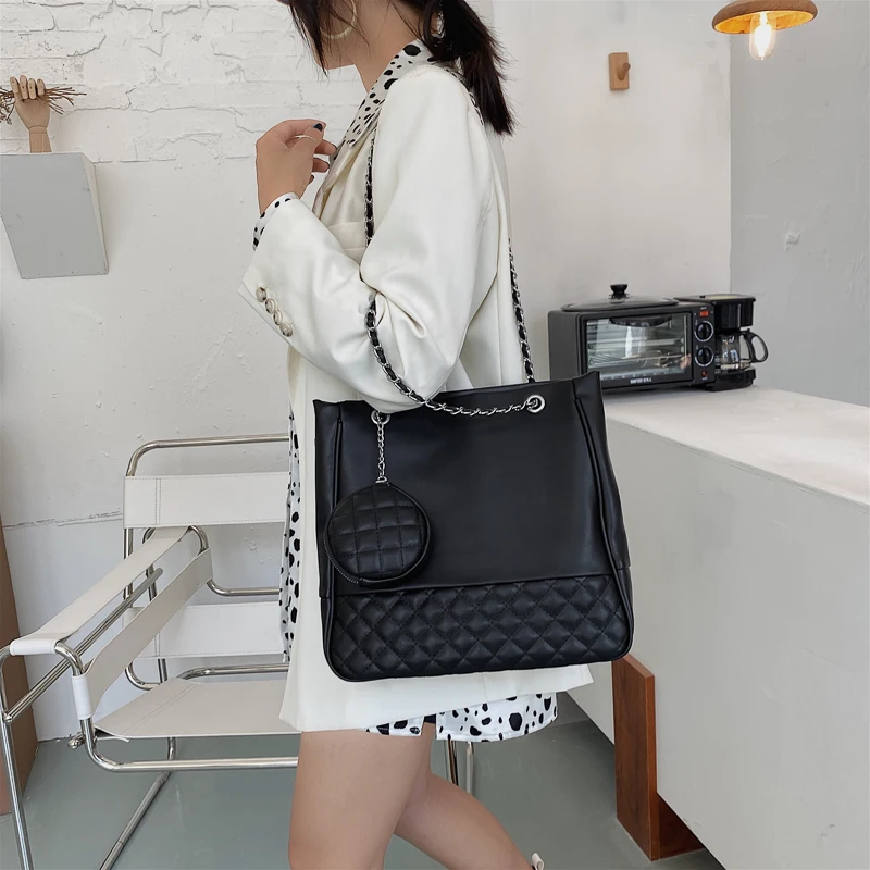 Новые осенние и зимние большие сумки для женщин 2020 сумка через плечо из