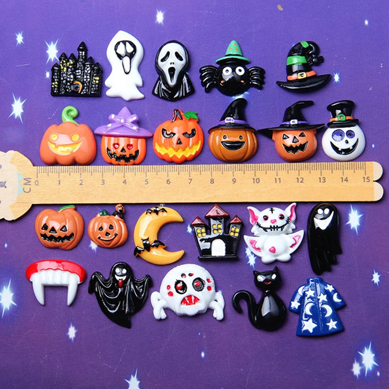 

Хэллоуин Кроксы шармы пакет ужасов мультфильмов смолы шармы многофункциональные украшения аппликация для женской сумки чашки подарки