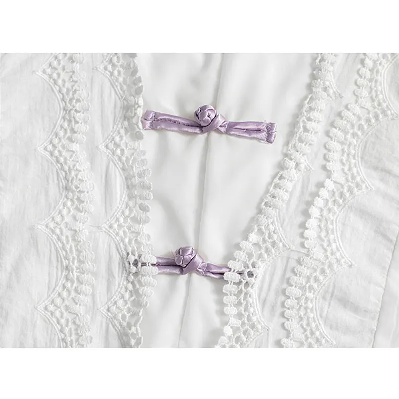 

XITAO Spring Autumn Lace Splicing Shirt Square Collar Solid Color Casual Loose Women Simplicity Temperament All-match ZY5489