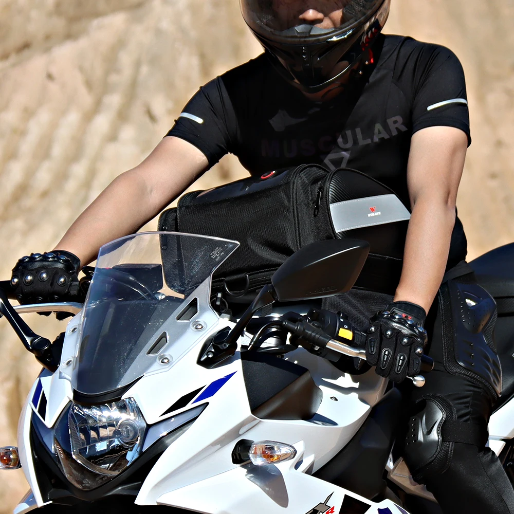 Бак мотоцикла сумка высокой емкости 22L Магнитный мазута Водонепроницаемый Moto