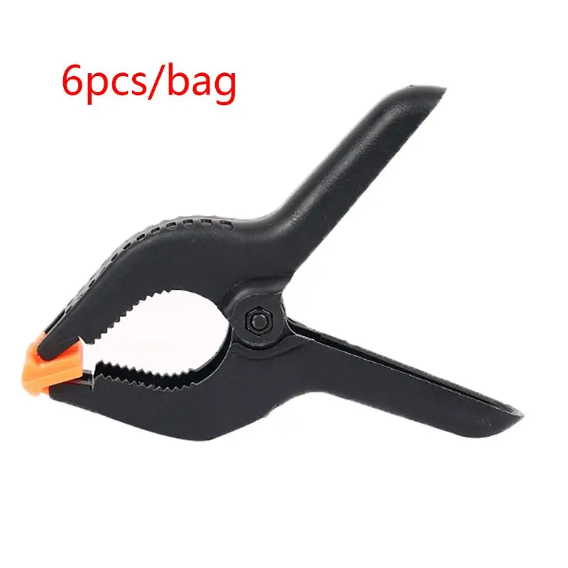 

L9BE 6pcs 9inch Woodworking Tools Spring Clamps Plastic Adjustable Carpentry Clip Photo