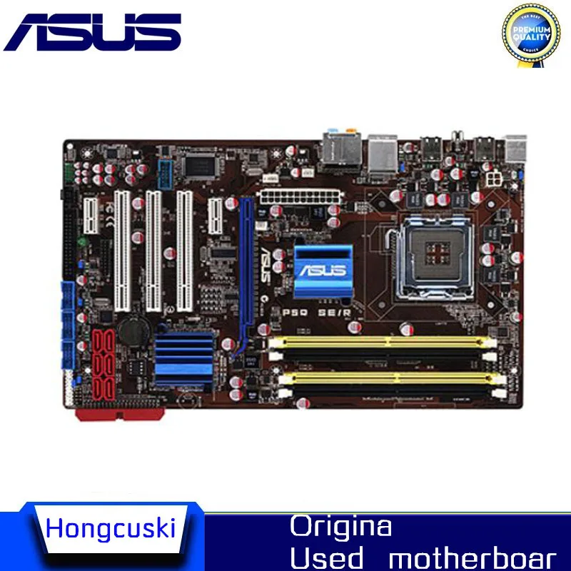 

Socket LGA 775 For ASUS P5Q SE/R Original Used Desktop for Intel P45 Motherboard DDR2 USB2.0 SATA2