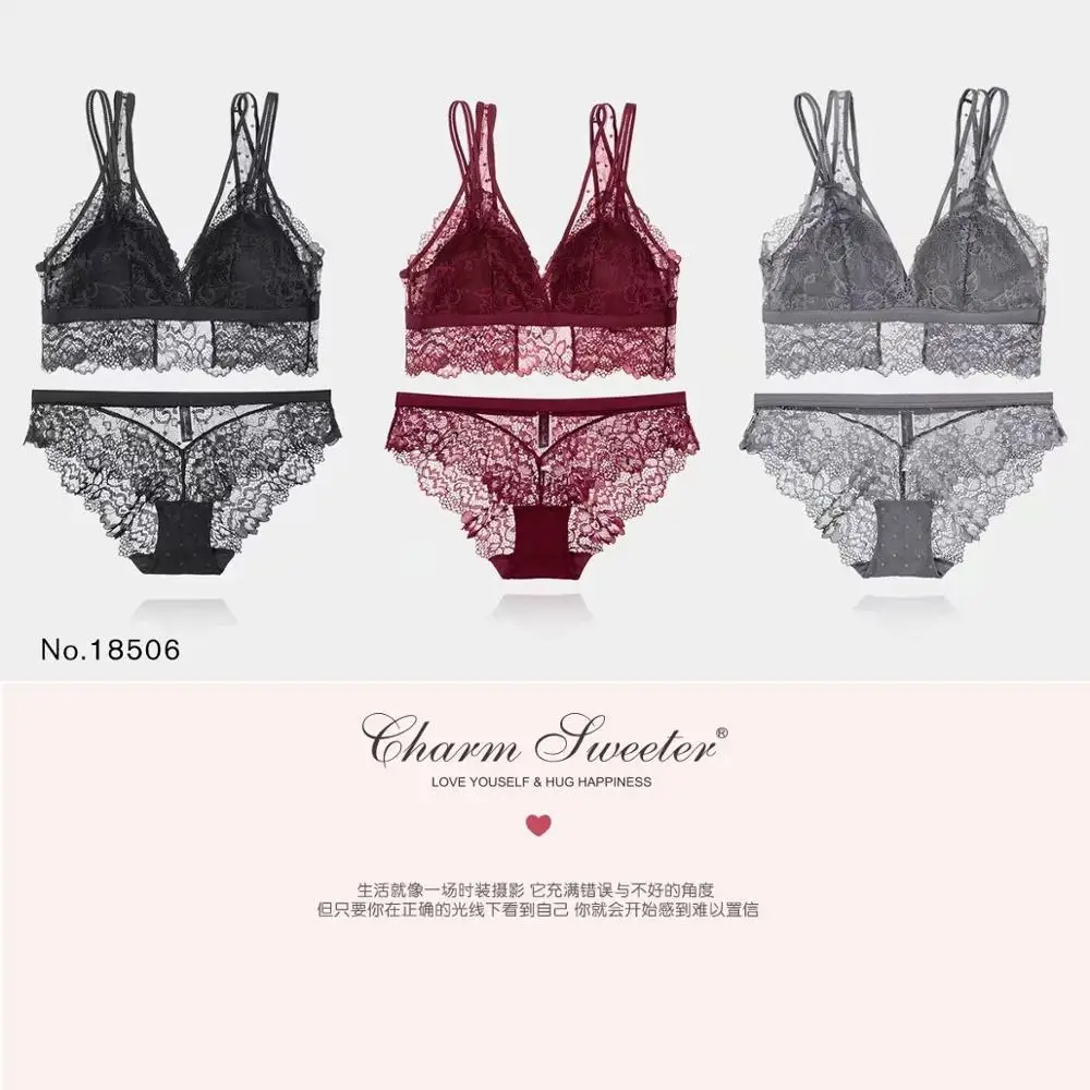 2020 Новое поступление сексуальные кружевные тонкие бюстгальтеры с хлопковой