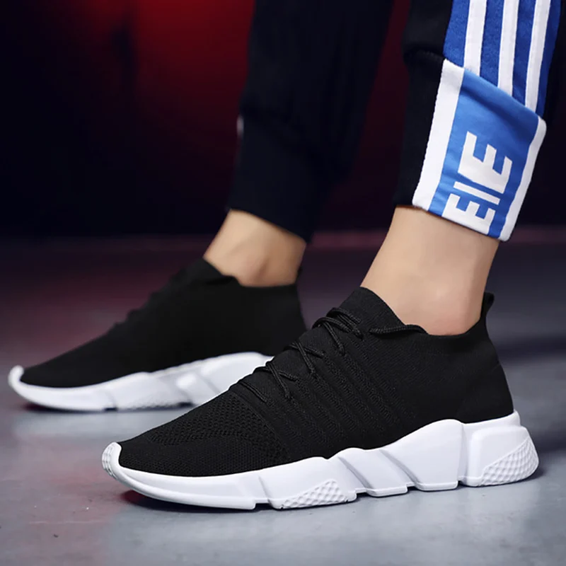 Мужские кроссовки Мужская Спортивная обувь Сетчатый светильник Обувь для бега