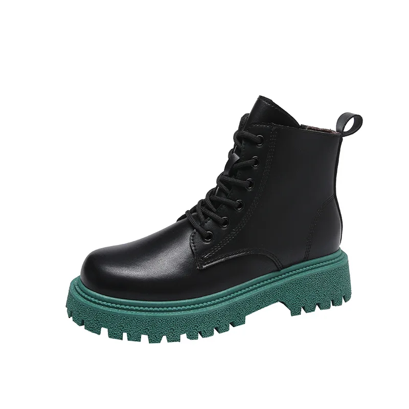 

Новинка осени 2021, Ботинки Martin, Женские Британские ботильоны, женская обувь на платформе, кожаные ботинки, женские ботинки