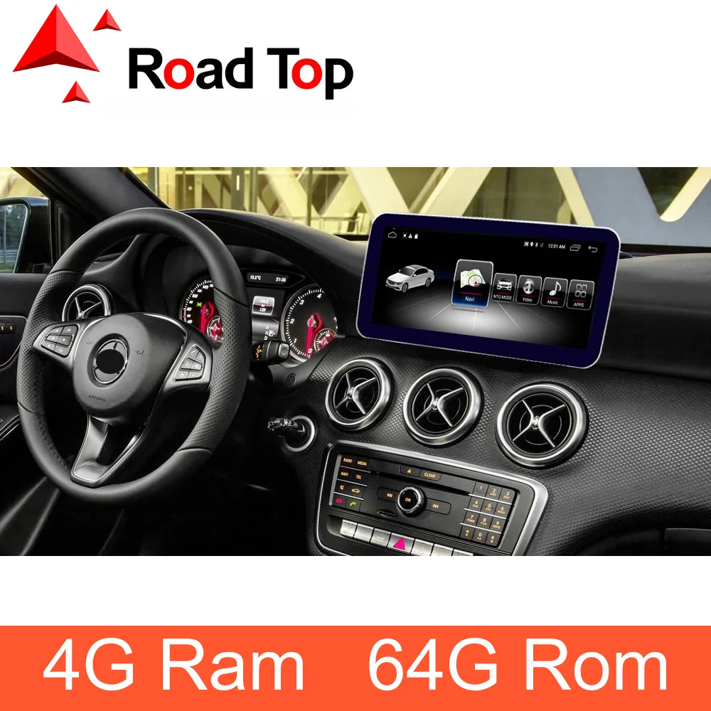 4G Ram Android 10 25 &quotдисплей с GPS навигацией Bluetooth радио Функция для Mercedes Benz CLA GLA X117 X156
