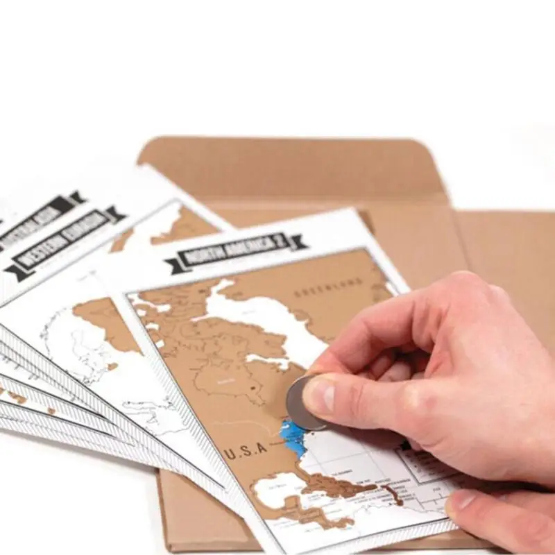 Дневник записная книжка скретч-карта мира игрушки дорожный журнал записные