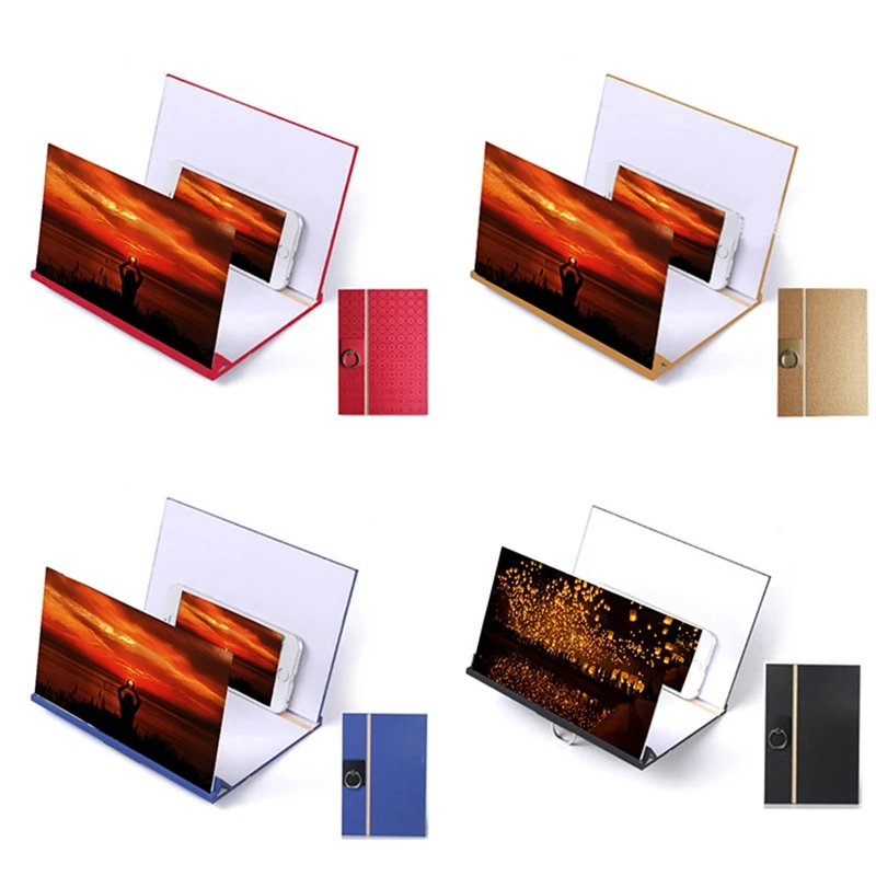 

8inch Portable Mobile Cell Phone Video Screen Magnifier 5D HD Amplifier Stand Bracket Screen Matte Holder
