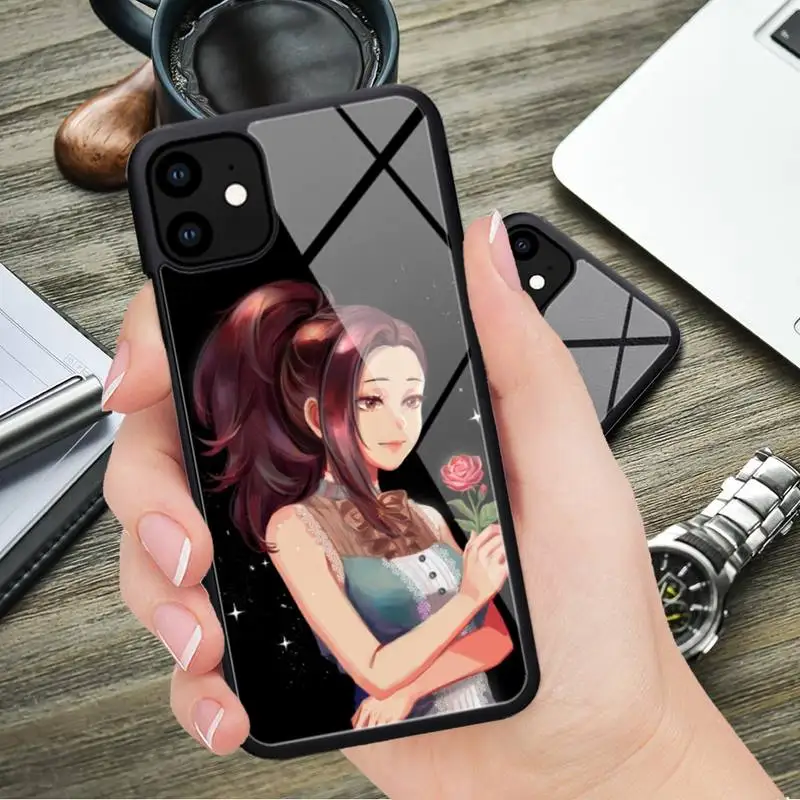 Резиновый чехол Yaoyorozu для iPhone 12 11 Pro Max XS 8 7 6 6S Plus X 5S SE 2020 XR 12Mini Momo |