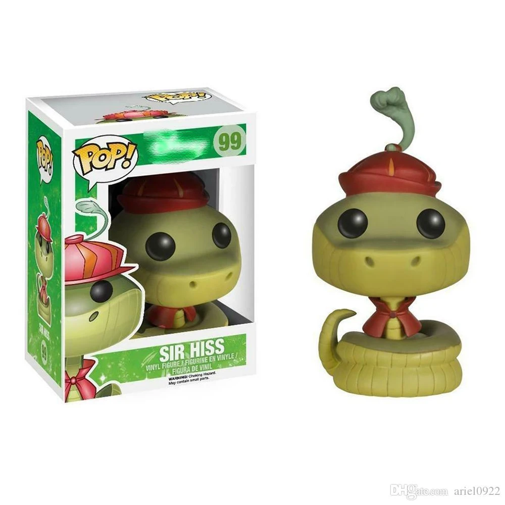 Funko pop Robin Hood SIR HISS 99 # фигурка Виниловая модель игрушки для детей подарки на