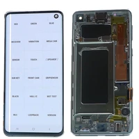 original lcd display for samsung galaxy s10 g973f g973 sm g9730 g973fds lcd display touch screen digitizer assembly with defect