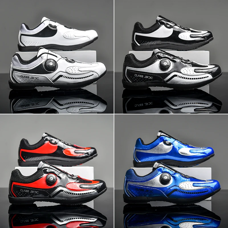 

New men's and women's cycling shoes, outdoor professional racing road SPD bicycle racing shoescouple cross-country cycling shoes