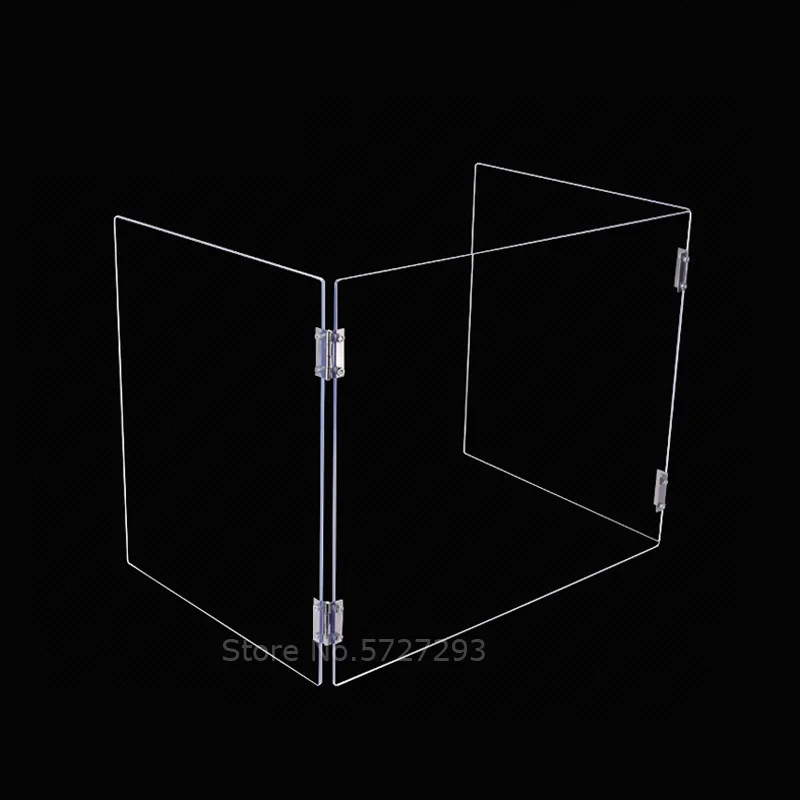 Складной откидной прозрачный акриловый барьер защита от чихания защитный