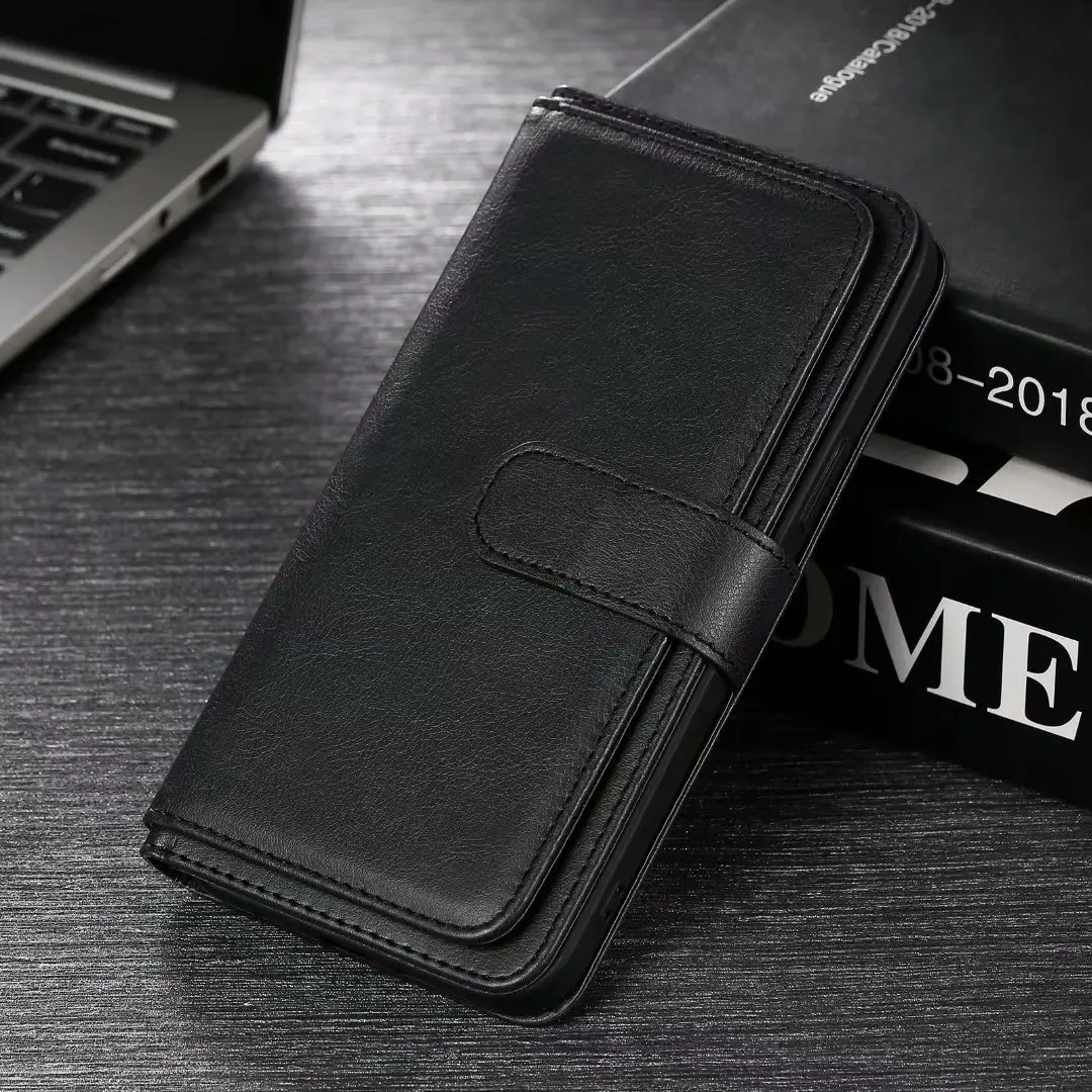 

Многофункциональный кожаный бумажник для Samsung Galaxy A10 A10E A20 A20E A30 A40 A41 A50 4G A70 откидной Магнитный чехол для телефона