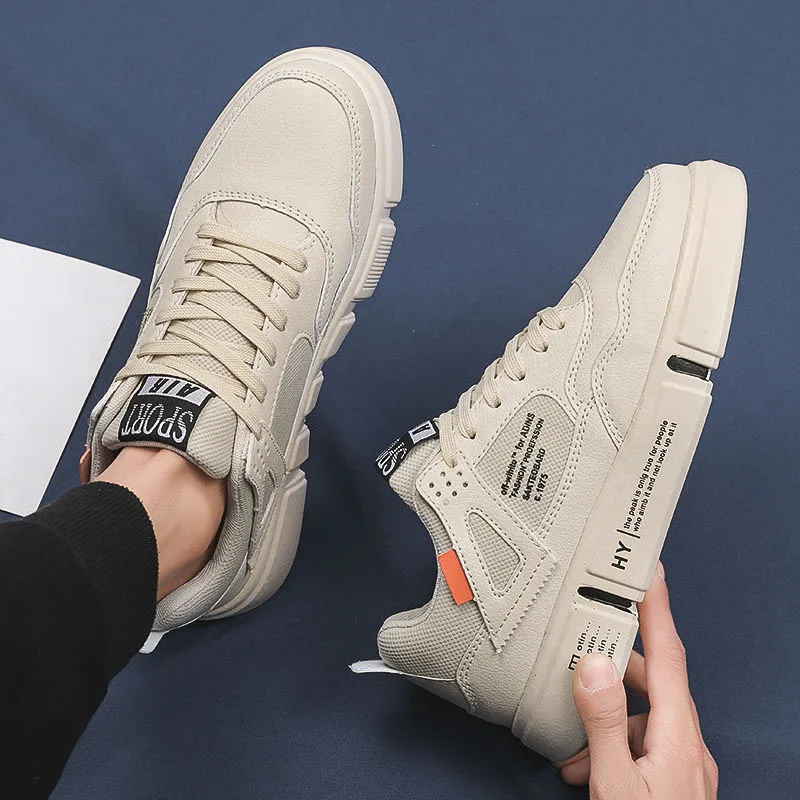 

Кроссовки мужские на платформе, дышащие, Вулканизированная подошва, Повседневная прогулочная спортивная обувь для бега, для улицы, путешес...