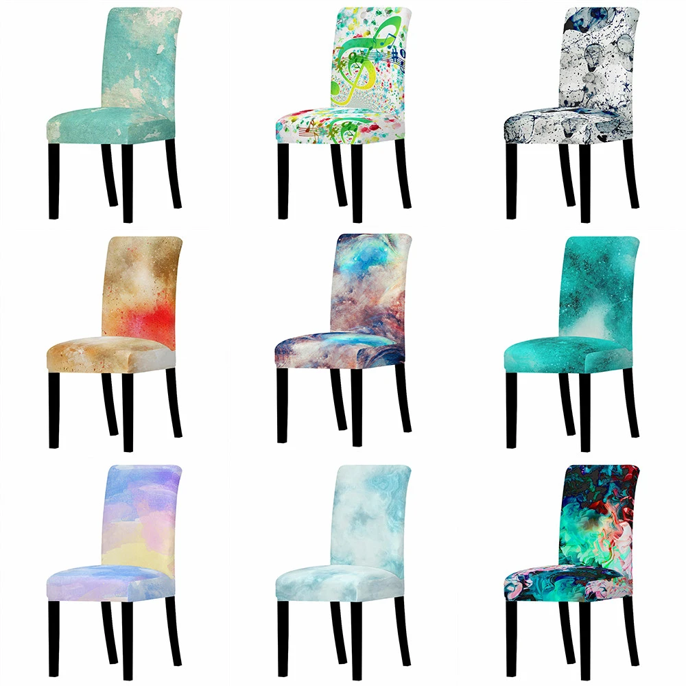

Elastic chair cover Polyester Wedding Chair Covers Reataurant Banquet Hotel Dining Party Anti-Dust Polyester Chair Protector