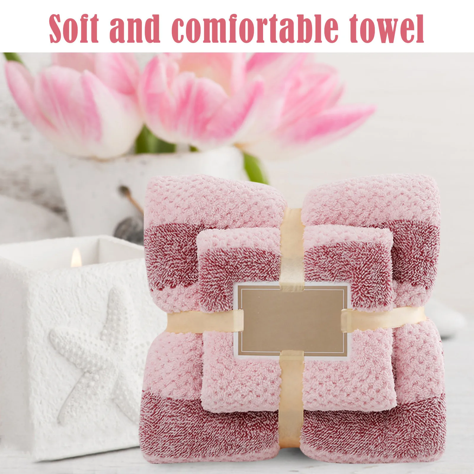 

70x140cm 35x75cm Bath Towel Luxury Super Large Towel Set 2pcs High Absorbent Soft Bath Towel Face Towels for adults cotton Towel