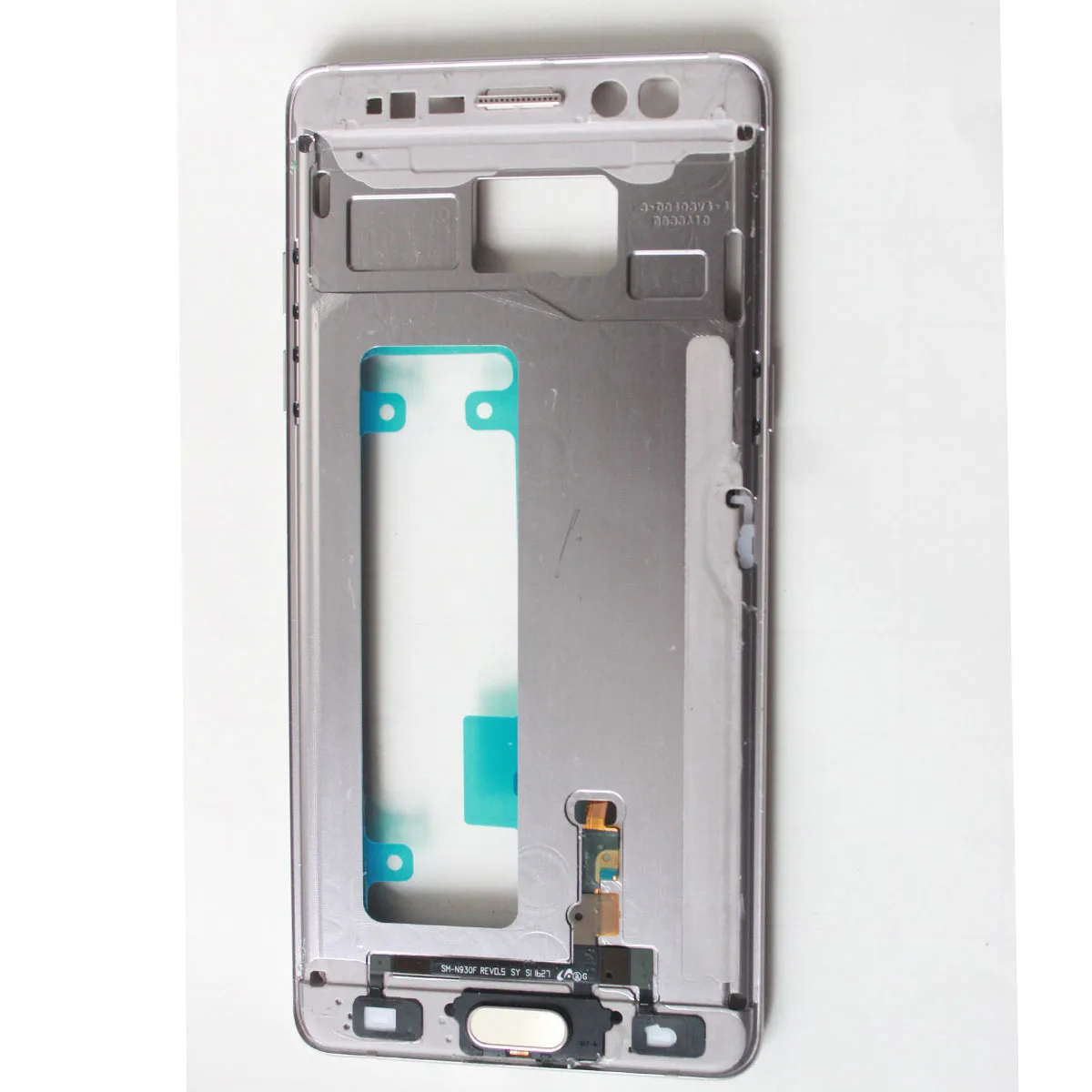 Средняя рамка корпуса рамки + кнопка отпечатка пальца для Samsung Galaxy Note 7 FE N930 N930F N935