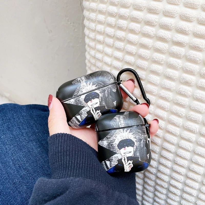 

NEW Jujutsu Kaisen Satoru TPU Earphone Case for AirPod 1/2 Pro 3 Earphone Protective Cover Japanese Anime AirPod Case Protector