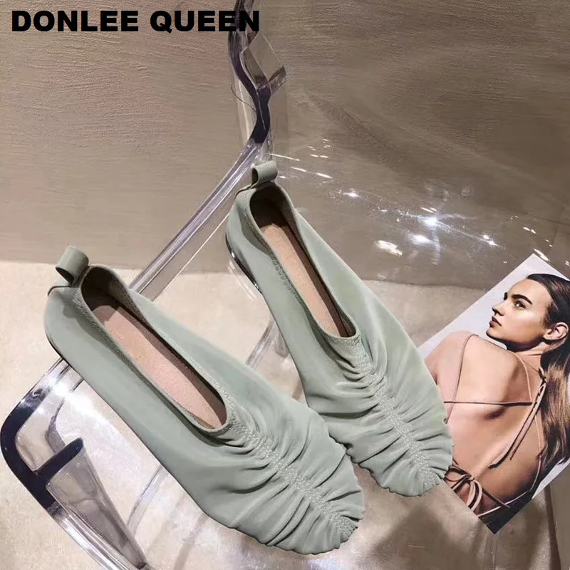 DONLEE QUEEN/Брендовая обувь на плоской подошве Женские повседневные Лоферы без