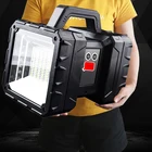 Супер яркий светодиодный перезаряжаемый фонарь XHP70.2 с двумя головками, ручной фонарик, рабочий светсветильник льник, прожектор