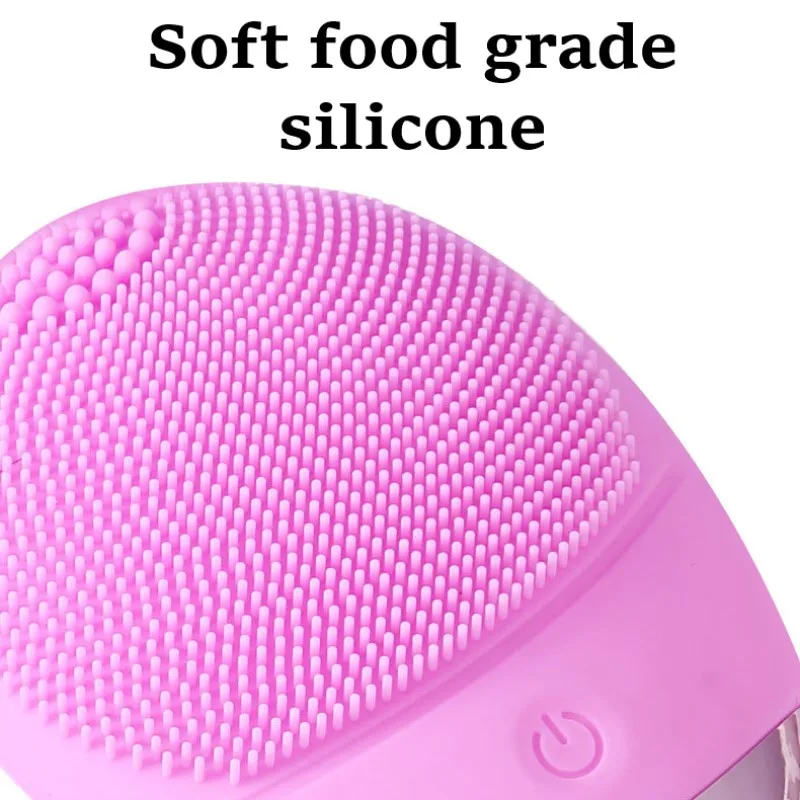 Электрическая силиконовая щетка для очищения лица массажные устройства