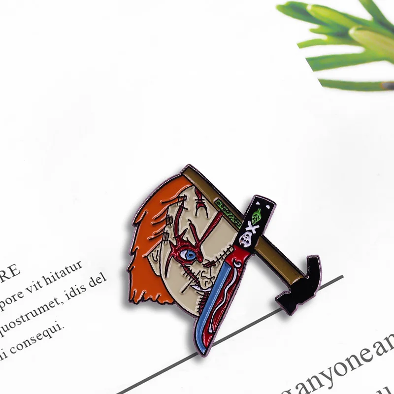 Эмалированная брошь Чарльз Ли Рэй значок Lakeshore в виде страшника Детские знаки для