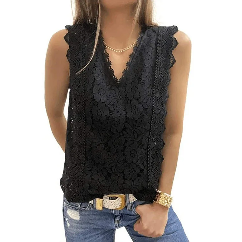 Женский сексуальный жилет кружевное платье с v образным вырезом В стиле пэчворк