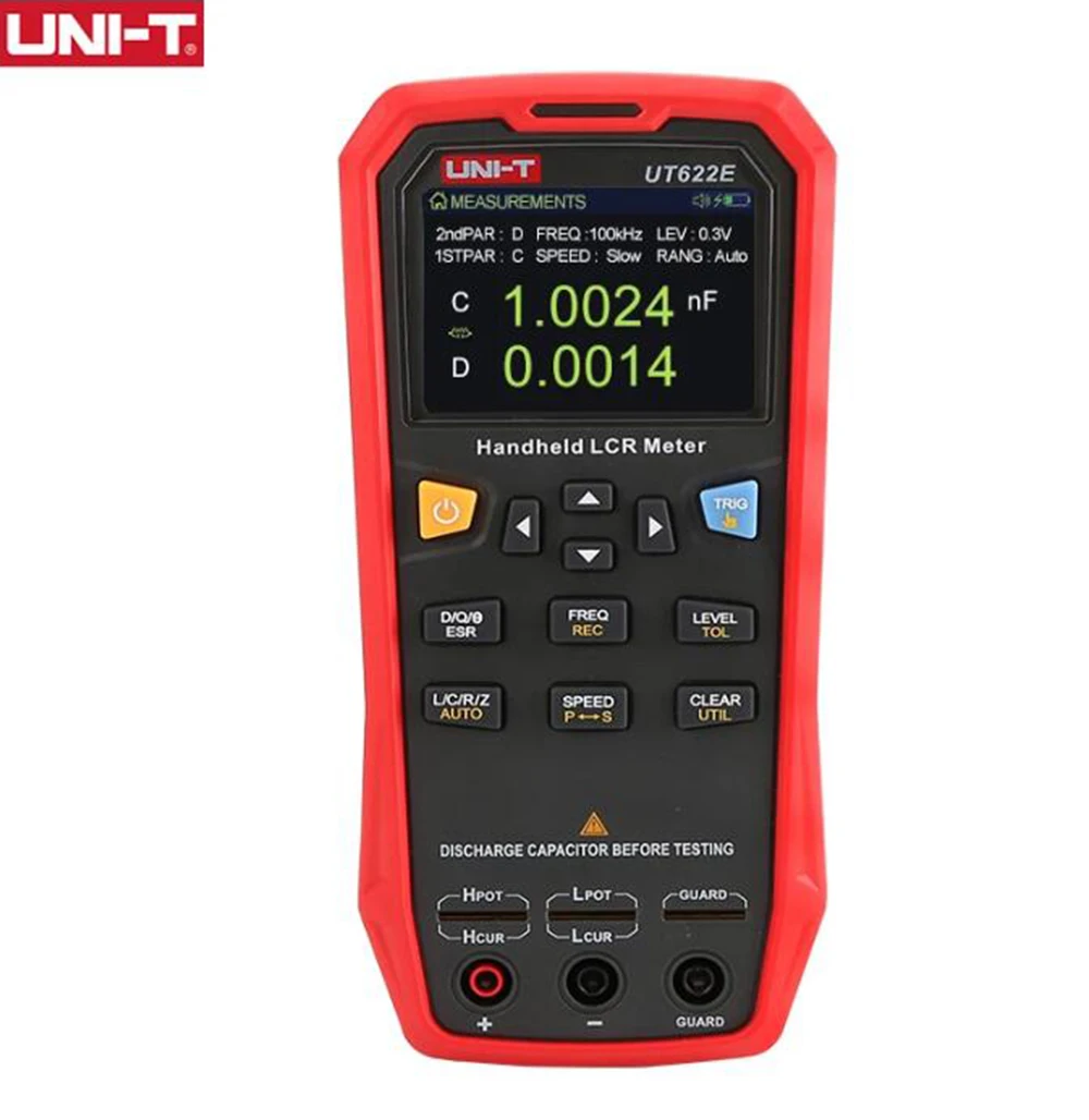 UNI-T UT622A UT622C UT622E Ручной LCR Цифровой мост частота индуктивность Сопротивление