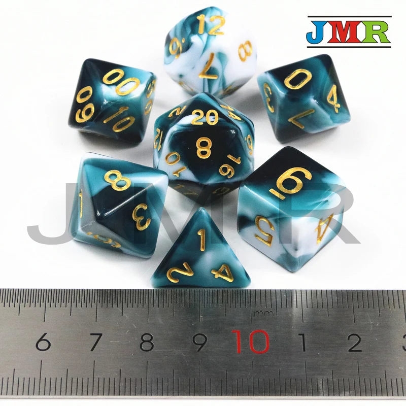 Высокое качество набор D4 D6 D8 D10 D12 D20 игра в кости для игры Dados De Rpg
